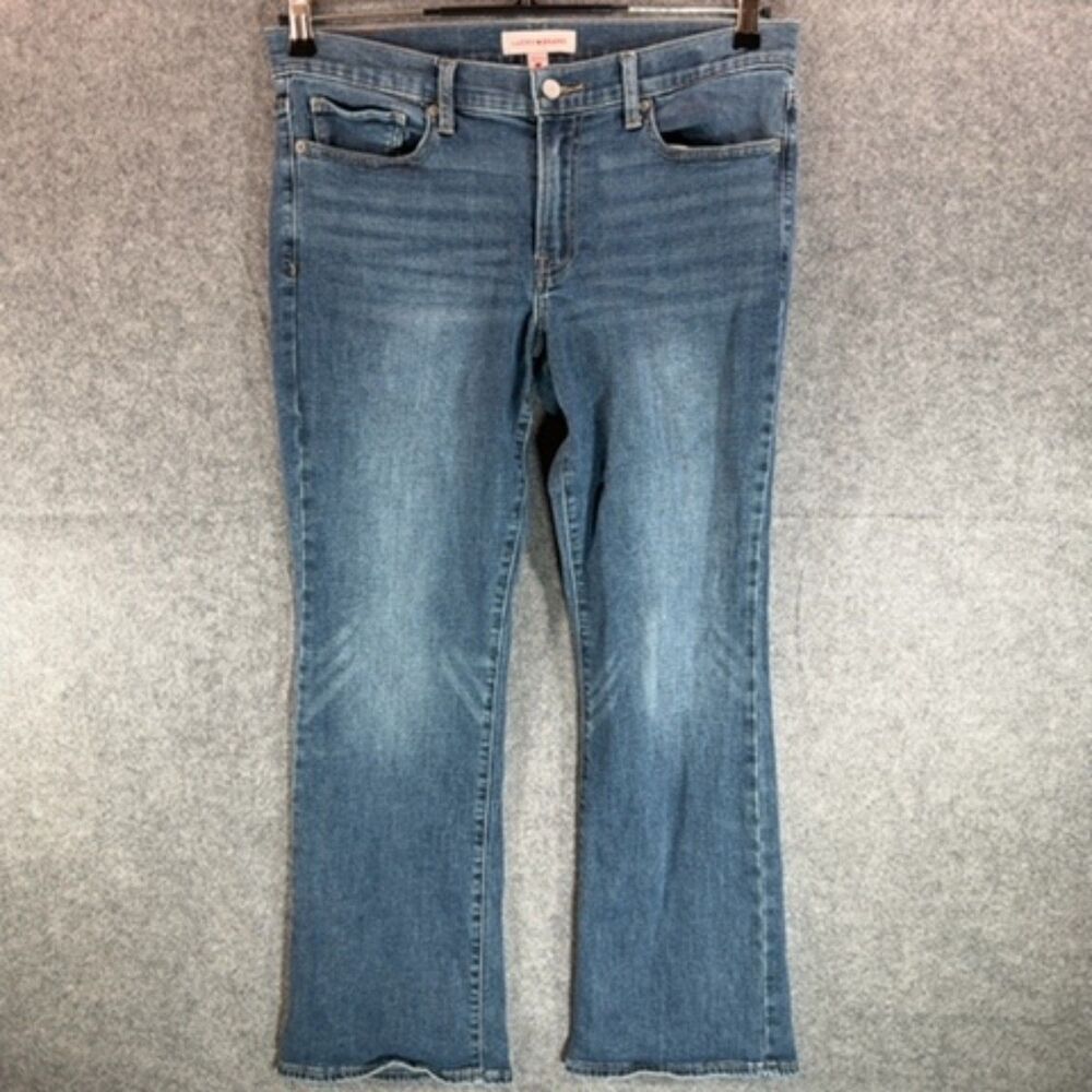 Lucky Brand Sweet Mid Rise Boot Cut Jeans - Medium Wash, Sz 12